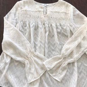 Maette sheer blouse